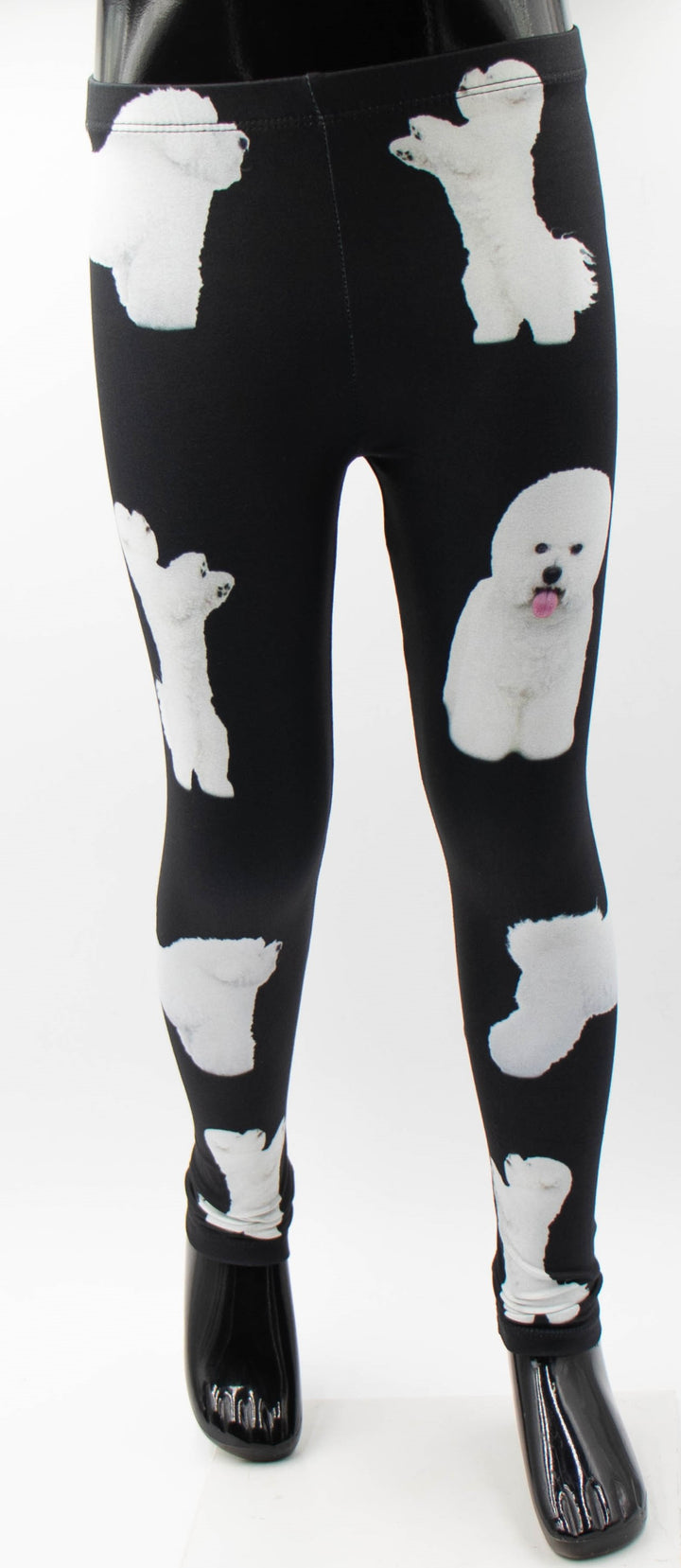 Girls Bichon Print Leggings