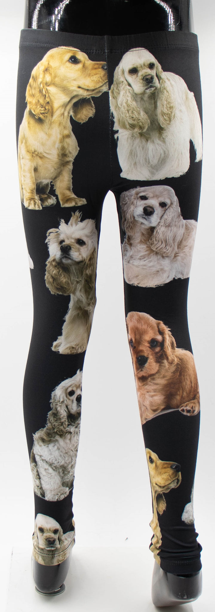 Girls Cocker Spaniel Print Leggings