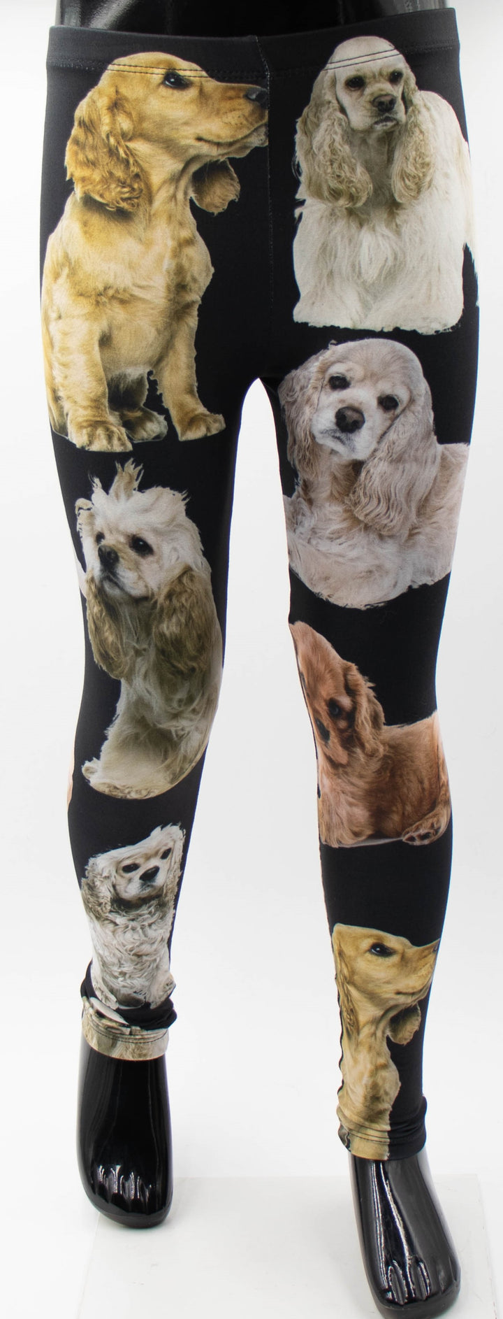 Girls Cocker Spaniel Print Leggings