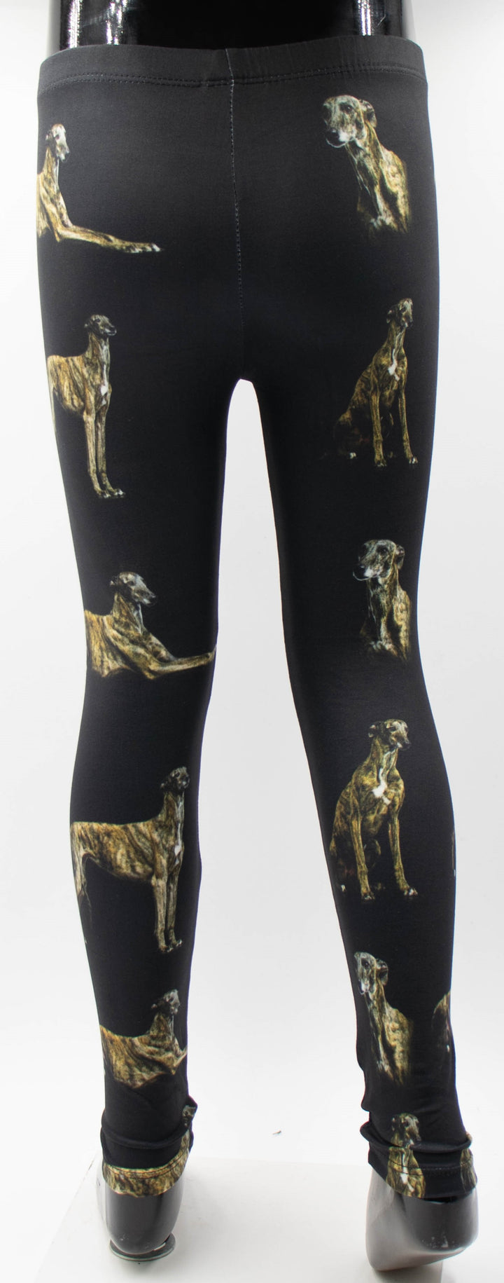 Greyhound Print Girls Leggings
