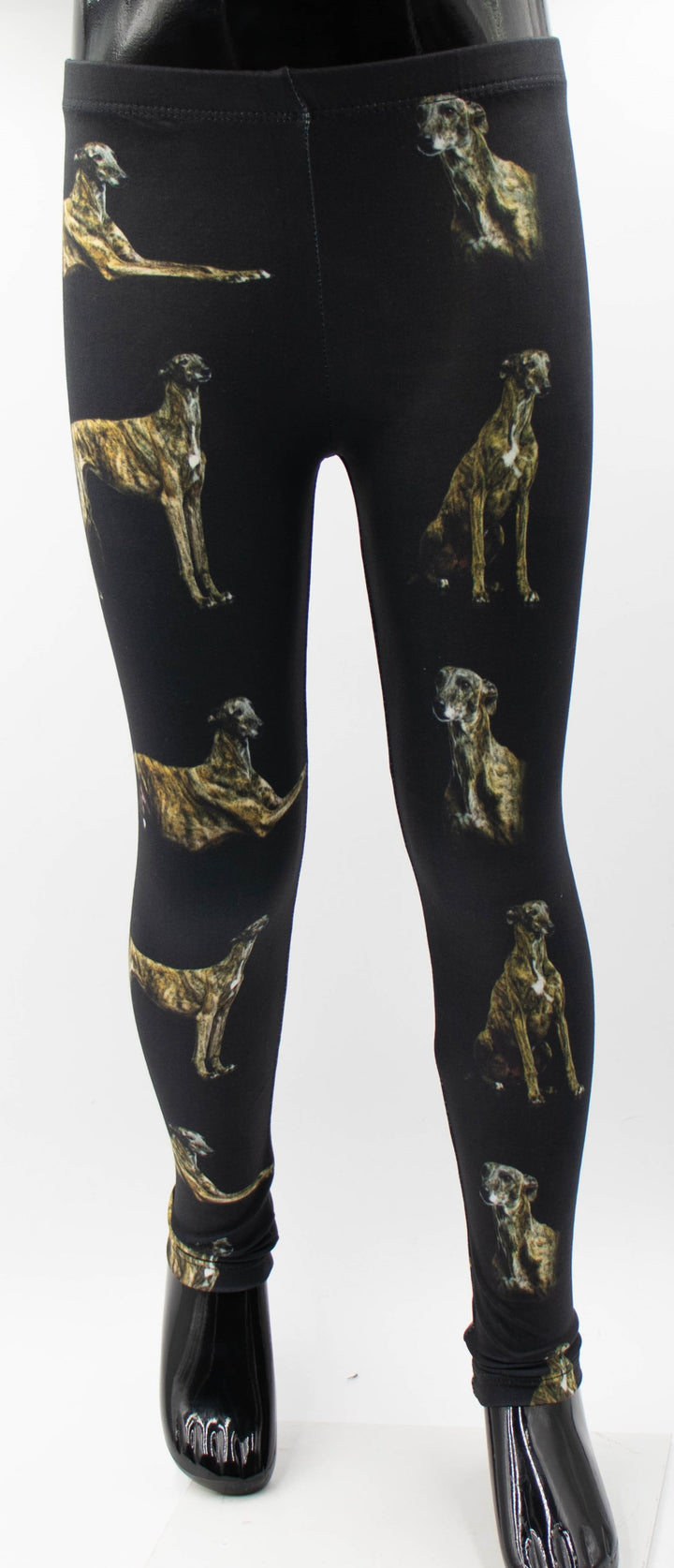 Greyhound Print Girls Leggings