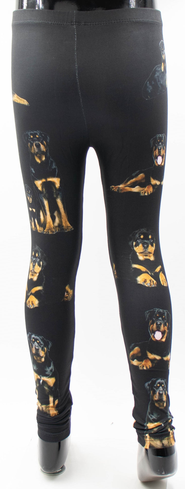 Rottweiler Print Girls Leggings