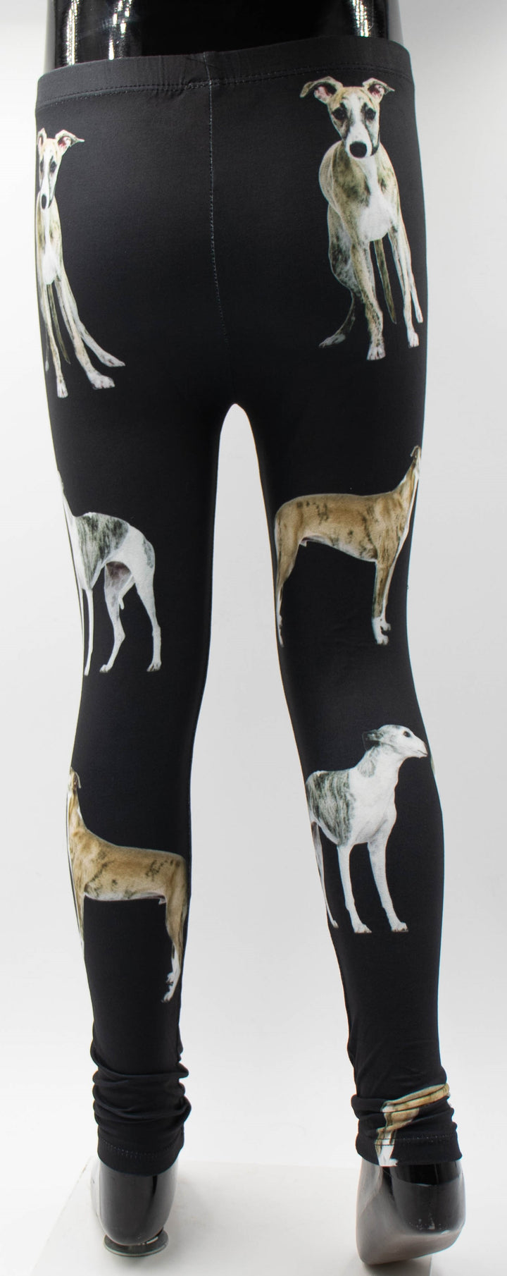 Whippet Print Girls Leggings