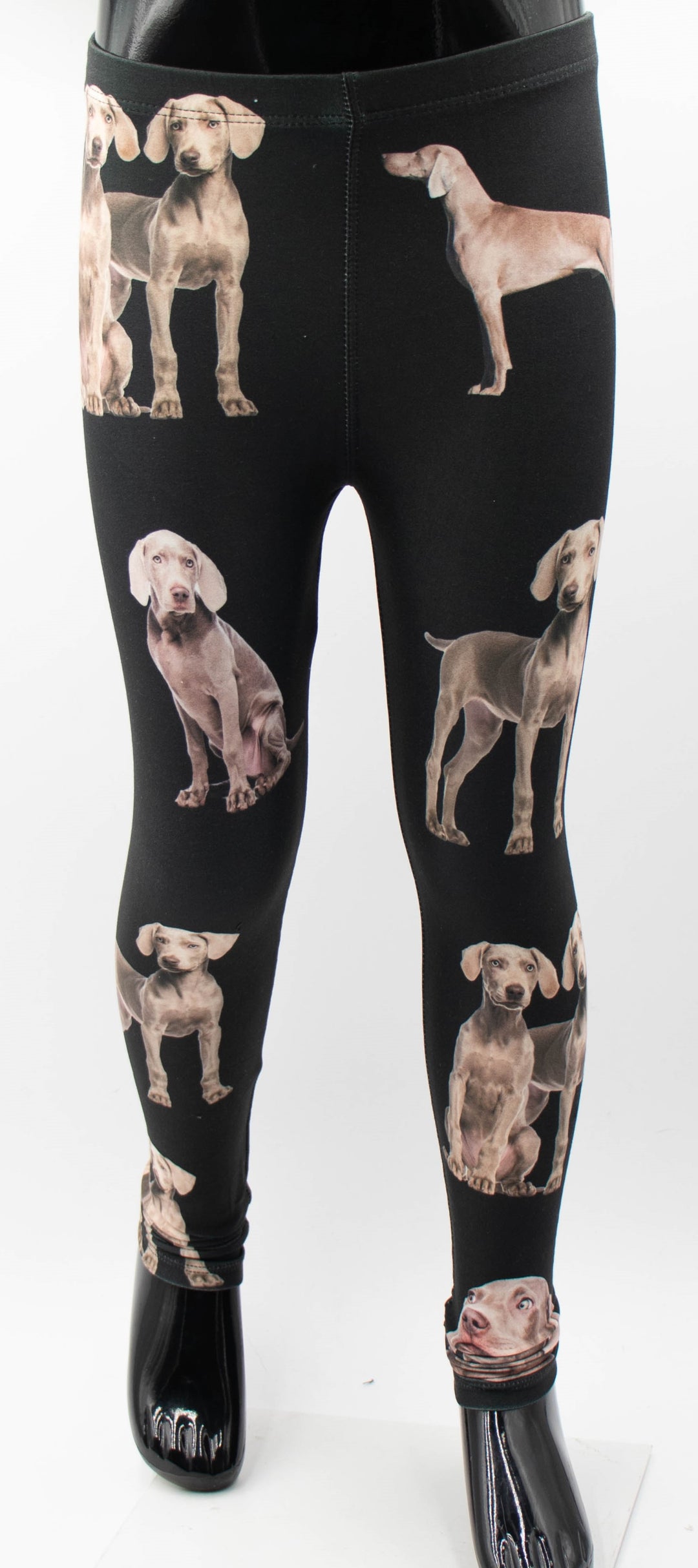 Weimarander Print Girls Leggings