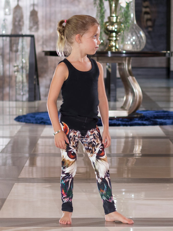 Owl Print - Girls' Loungewear Leggings - Denimaxx