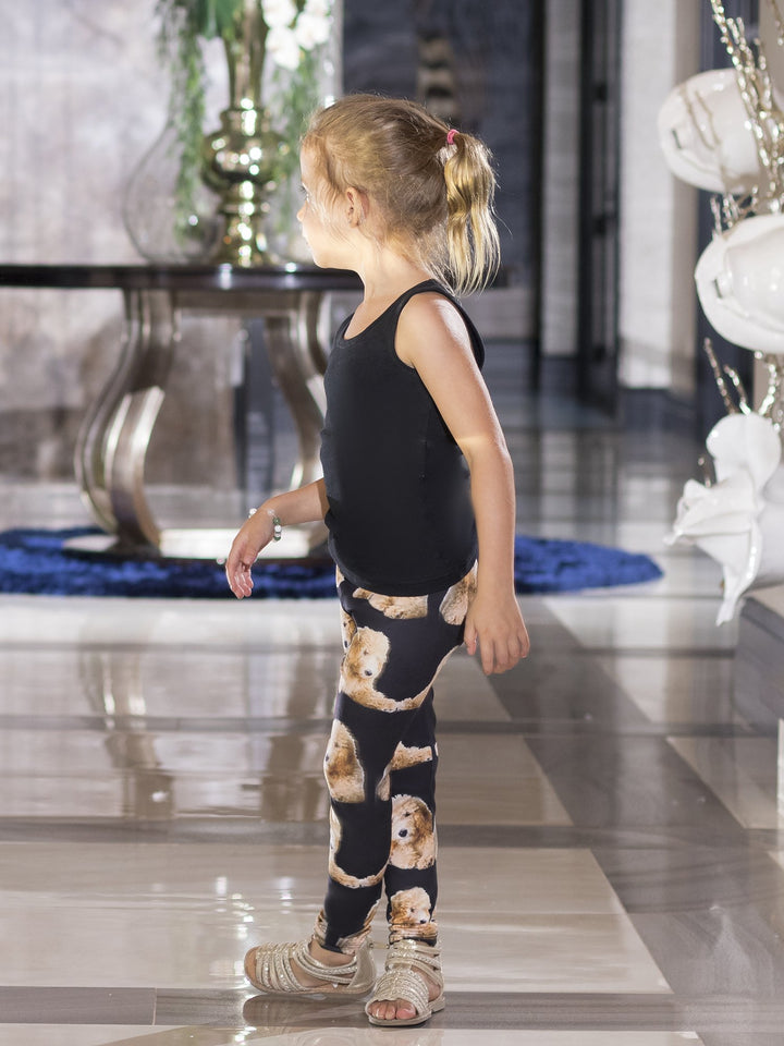 Goldendoodle Print - Girls' Lifestyle Leggings - Denimaxx