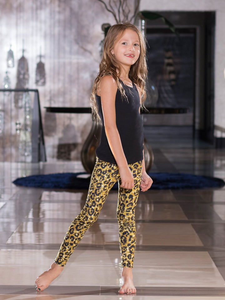 Leopard Print - Girls' Lifestyle Leggings - Denimaxx