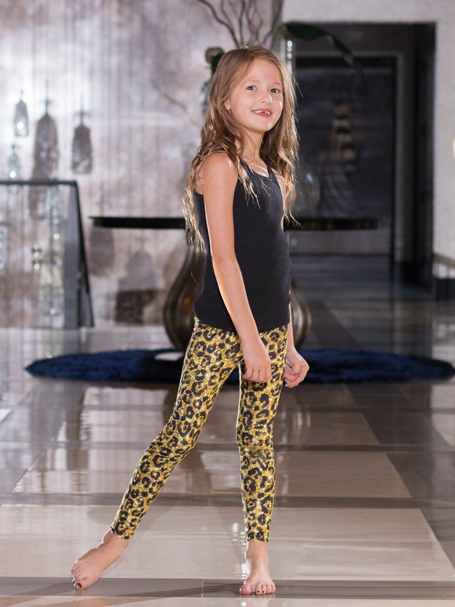 Leopard Print - Girls' Lifestyle Leggings