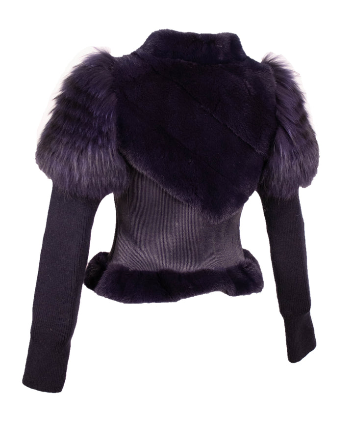 Mink Leather & Fox Jacket