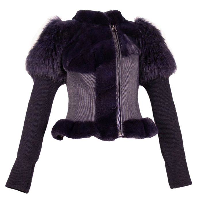 Mink Leather & Fox Jacket