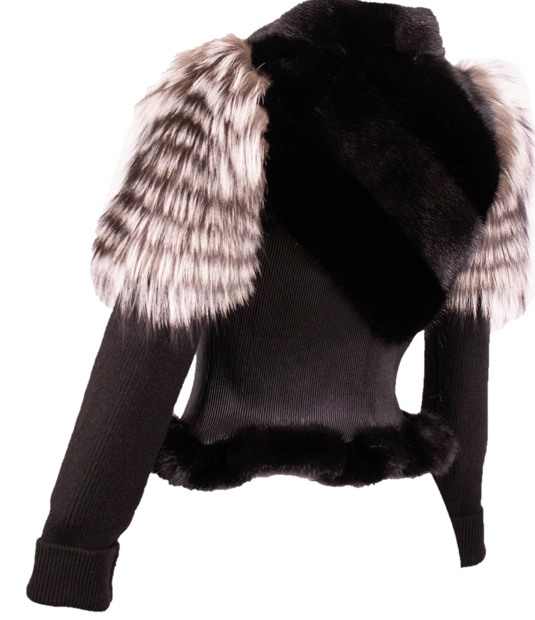 Mink Leather & Fox Jacket