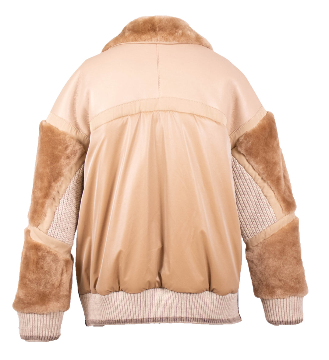 Satin Shearling Jacket