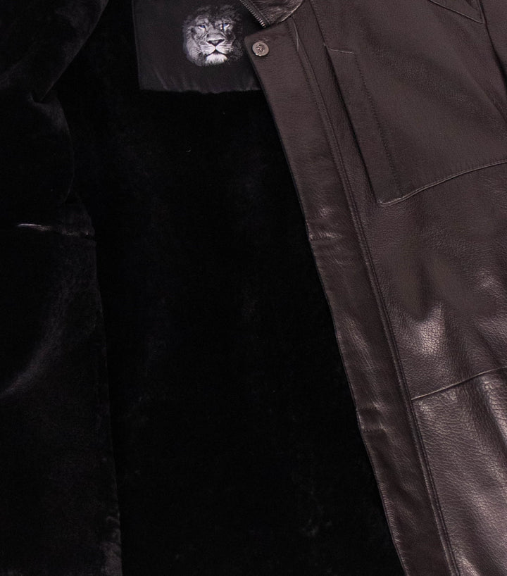 Leather With Shearling Lining