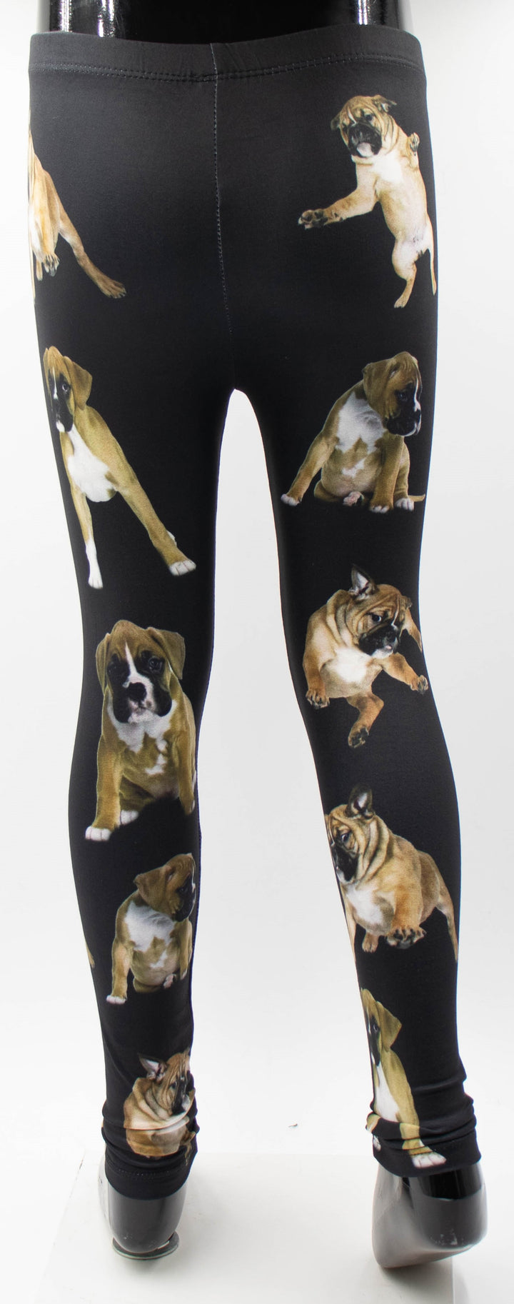 Girls Boxer Print Leggings