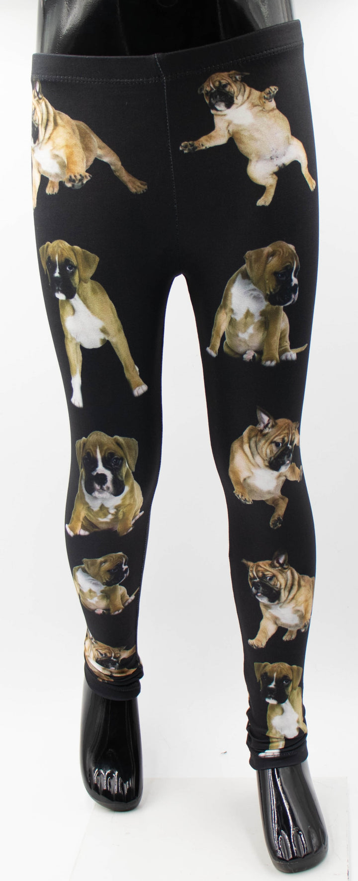 Girls Boxer Print Leggings