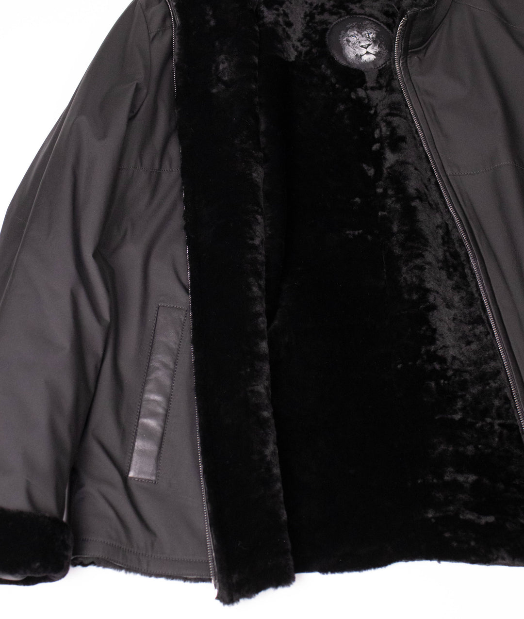Shearling Nylon Jacket