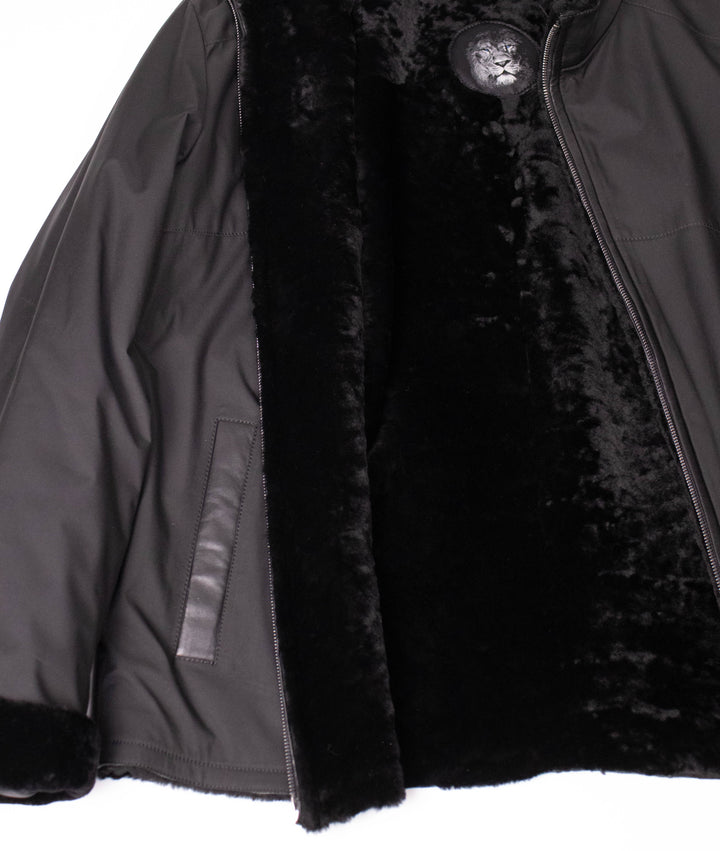 Shearling Nylon Jacket