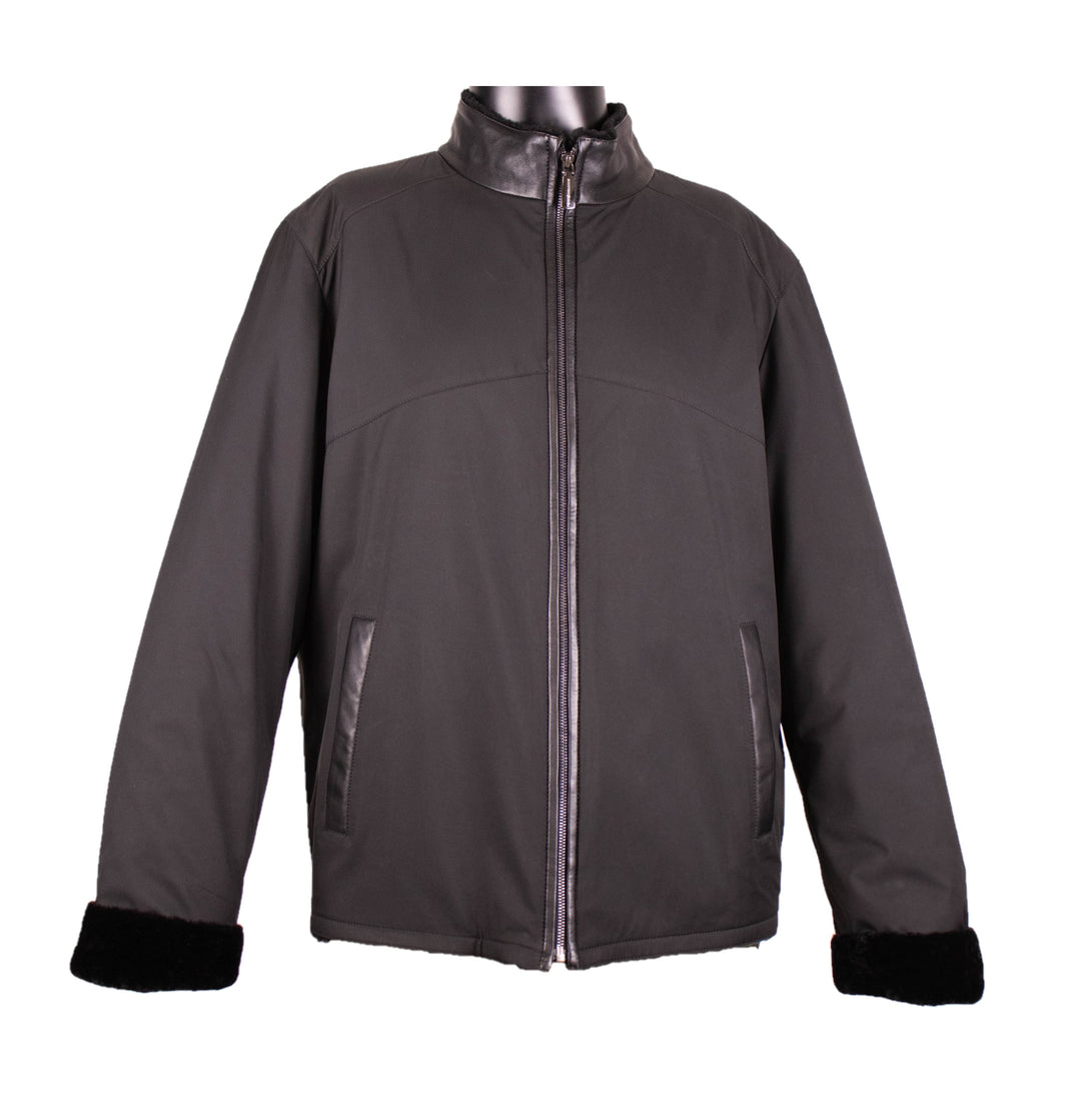 Shearling Nylon Jacket