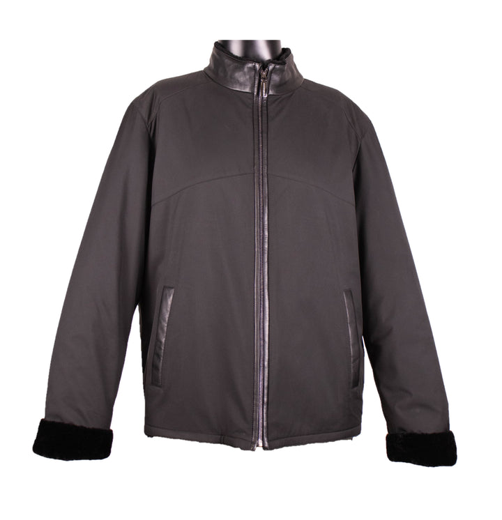 Shearling Nylon Jacket