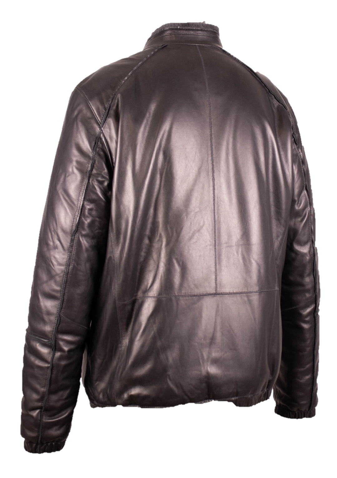 Leather With Shearling Lining Jacket 133