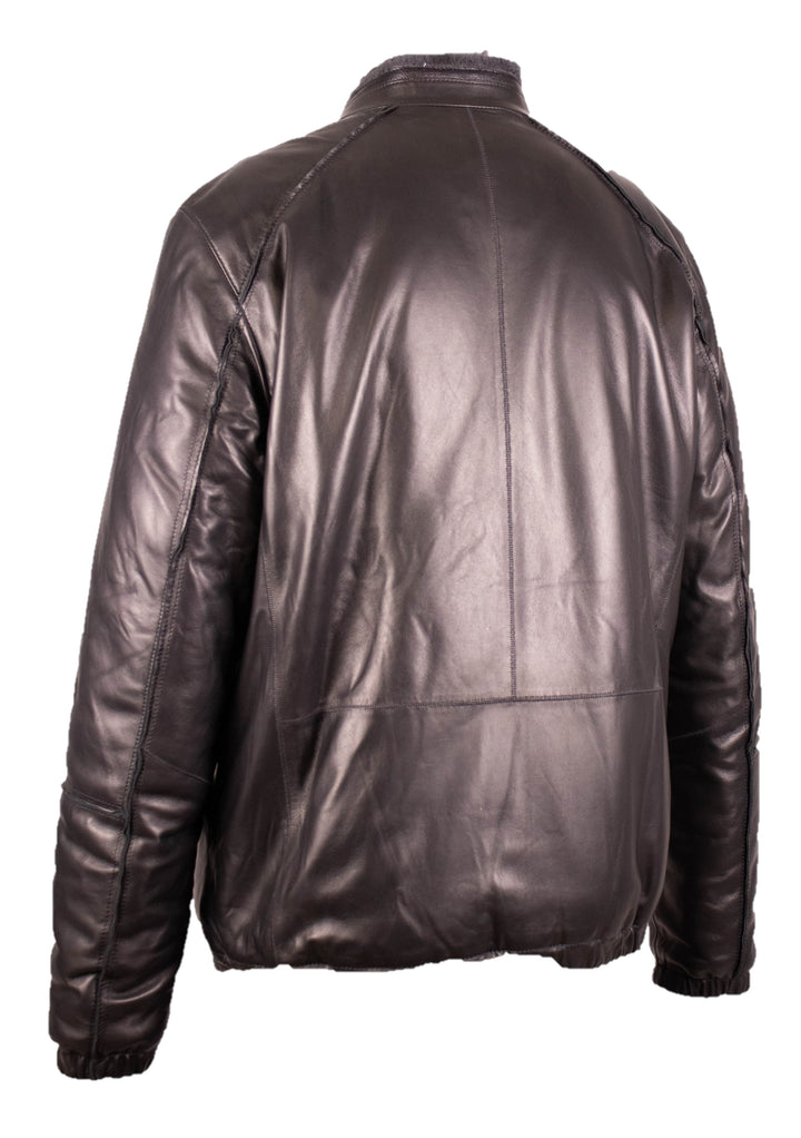 Leather With Shearling Lining Jacket 133
