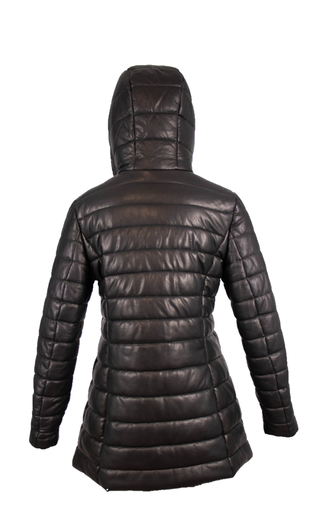Fitted Leather Coat