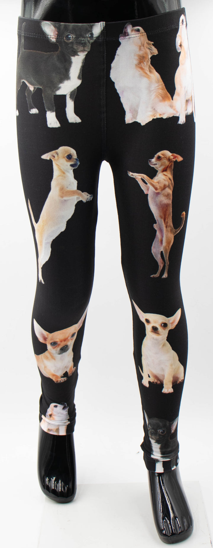 Girls Chihuahua Print Leggings