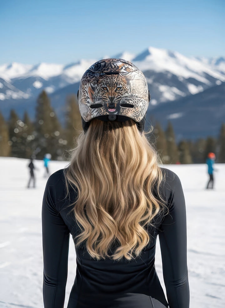 Ski Helmet With Builtin Visors