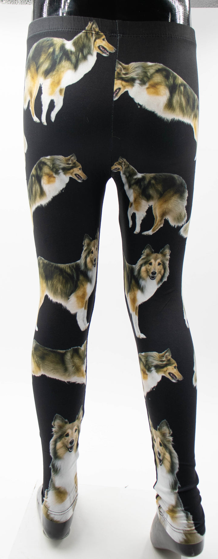 Girls Sheltie Print Leggings