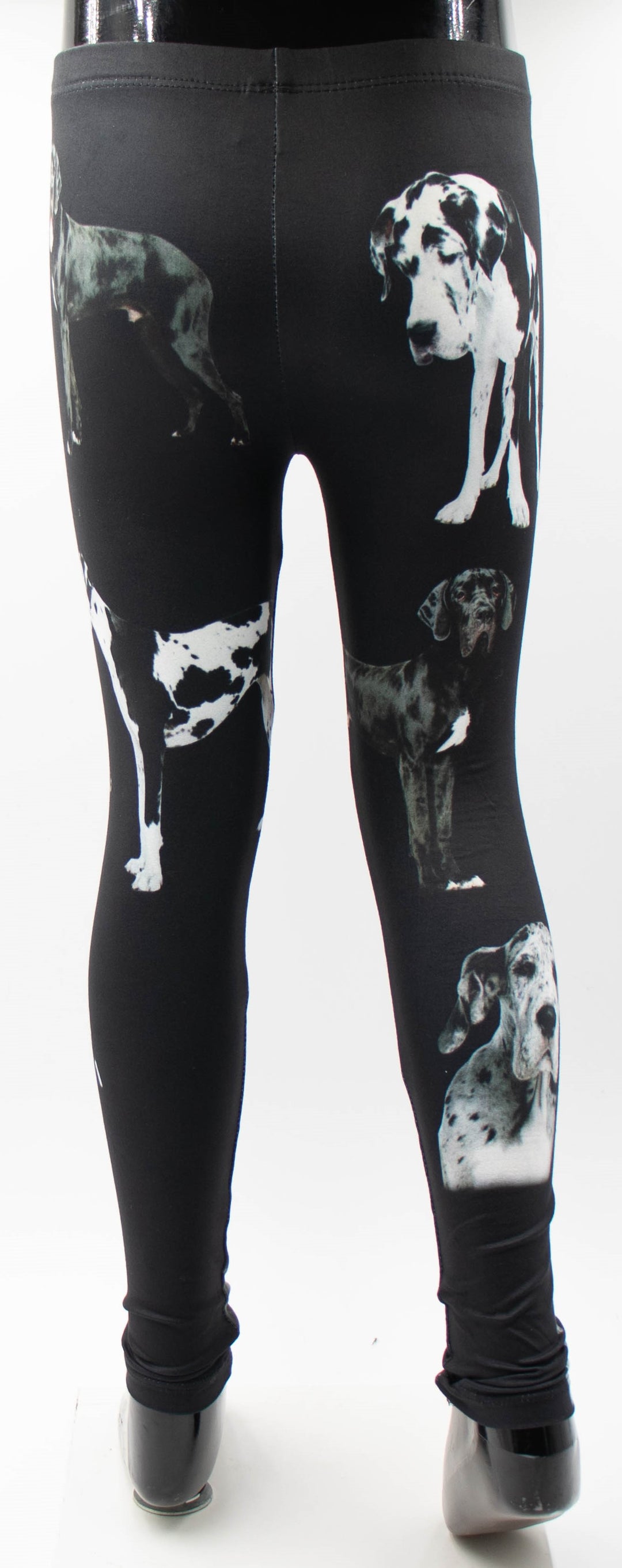 Girls Great Dane Print Leggings
