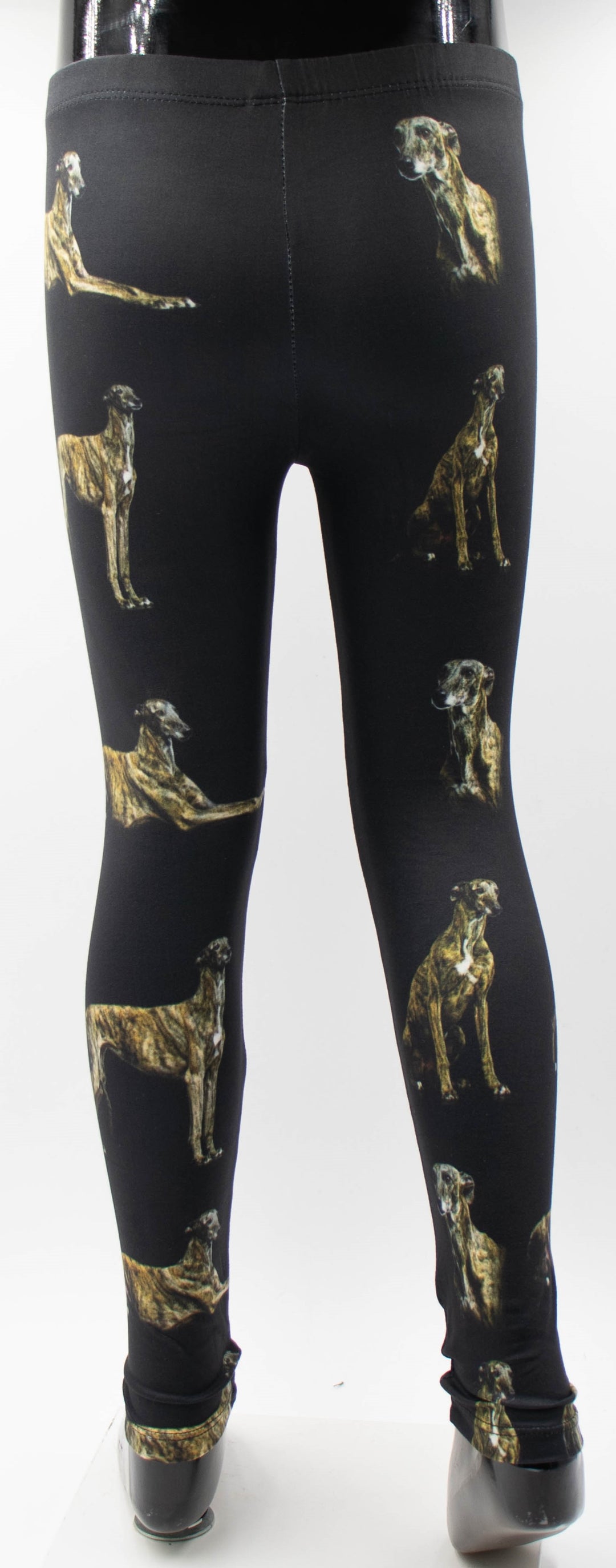 Greyhound Print Girls Leggings