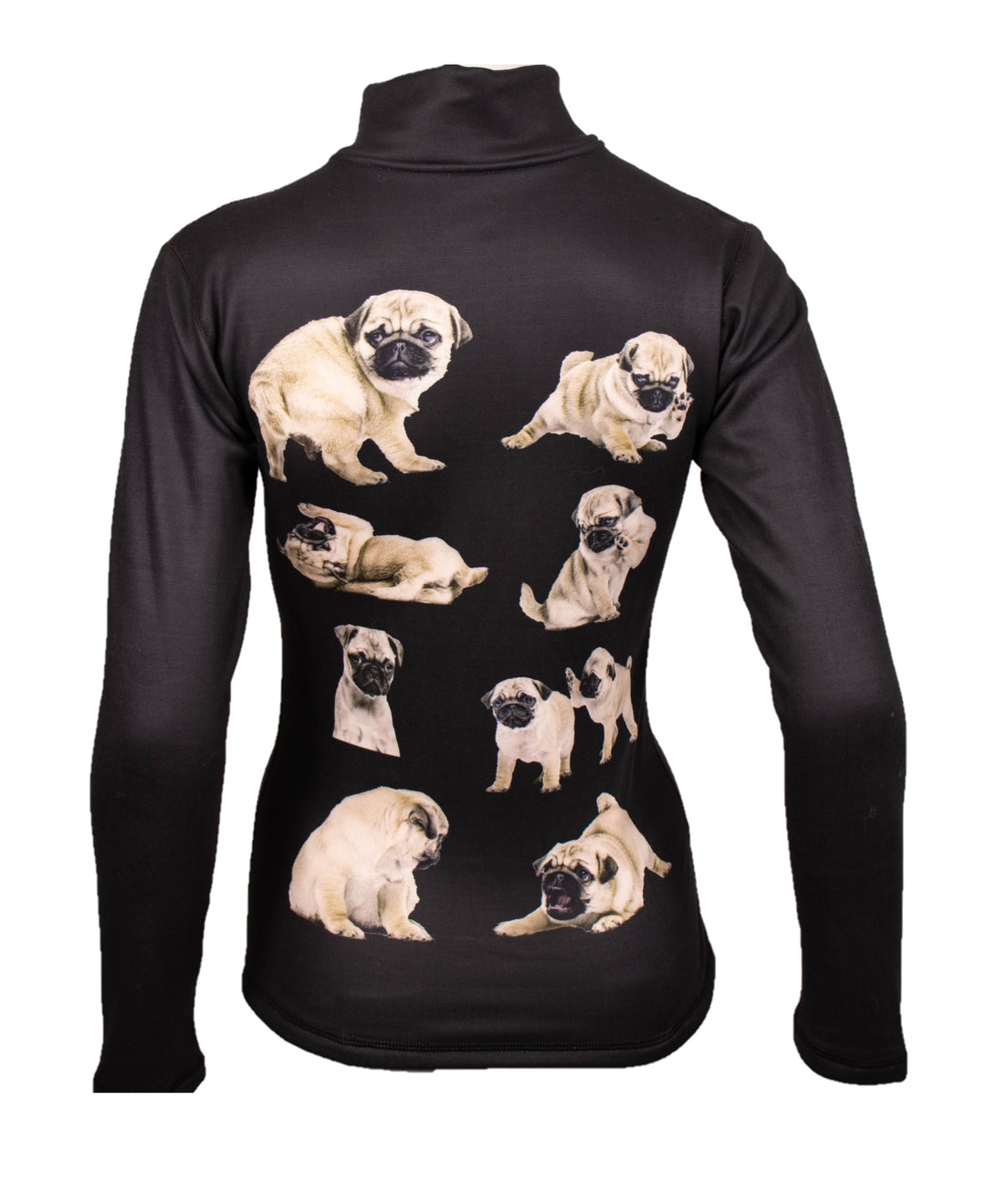 Denimaxx Women’s Pug Print Mid Layer Top