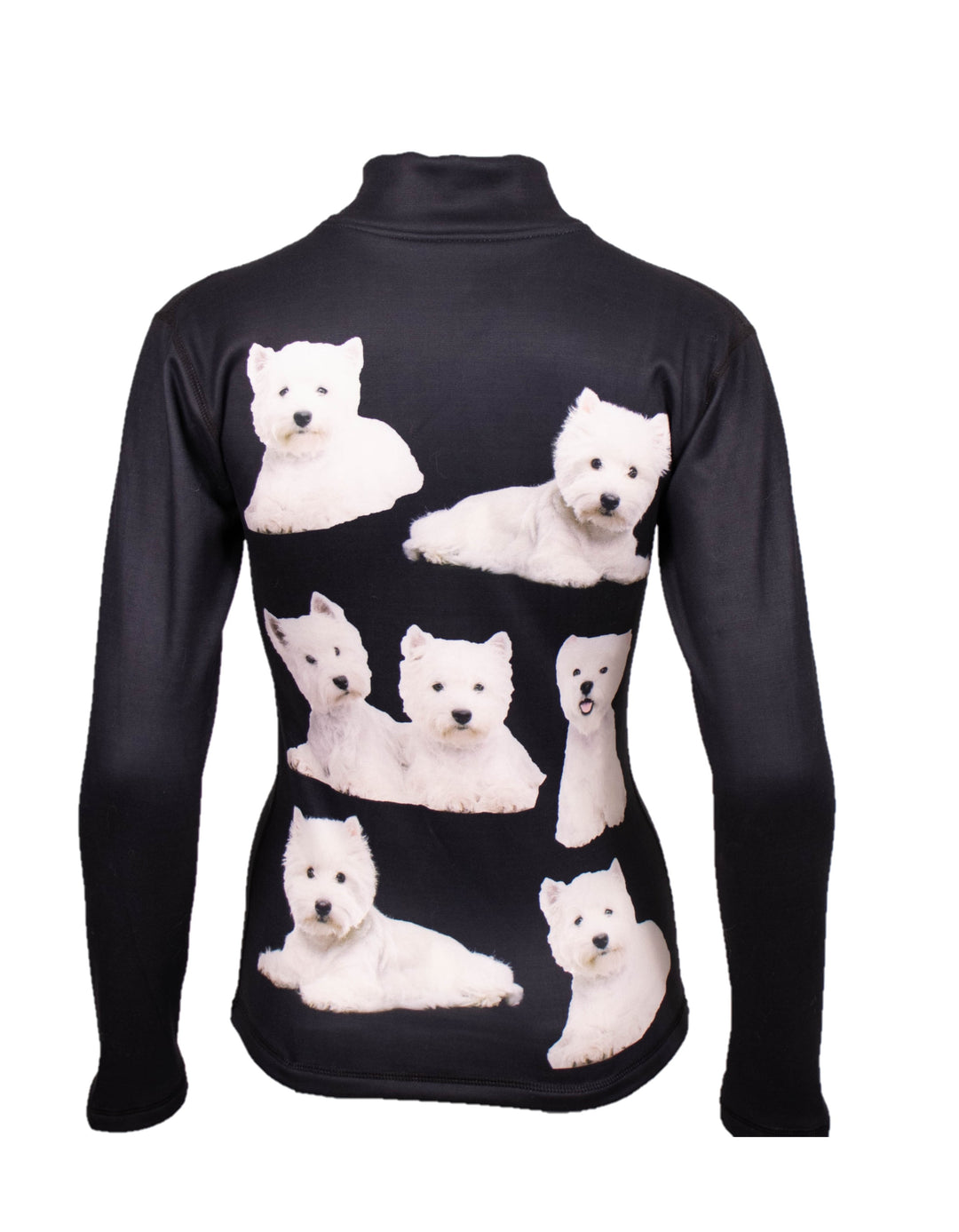 Denimaxx Women’s Westie Dog Print Mid Layer Top