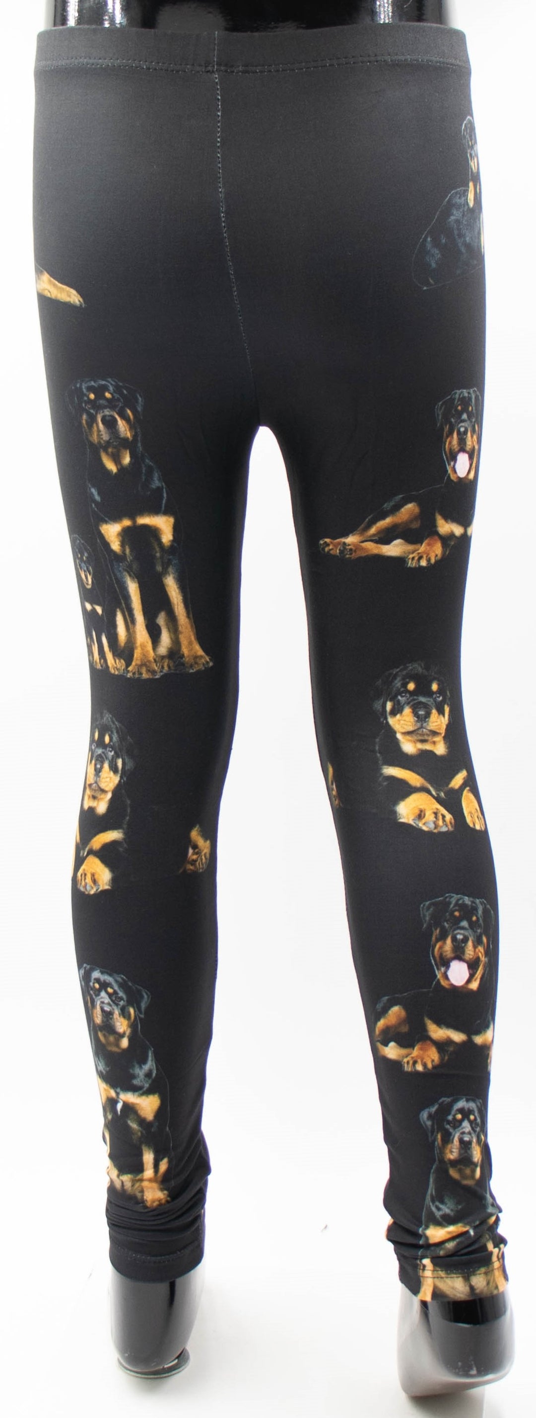 Rottweiler Print Girls Leggings