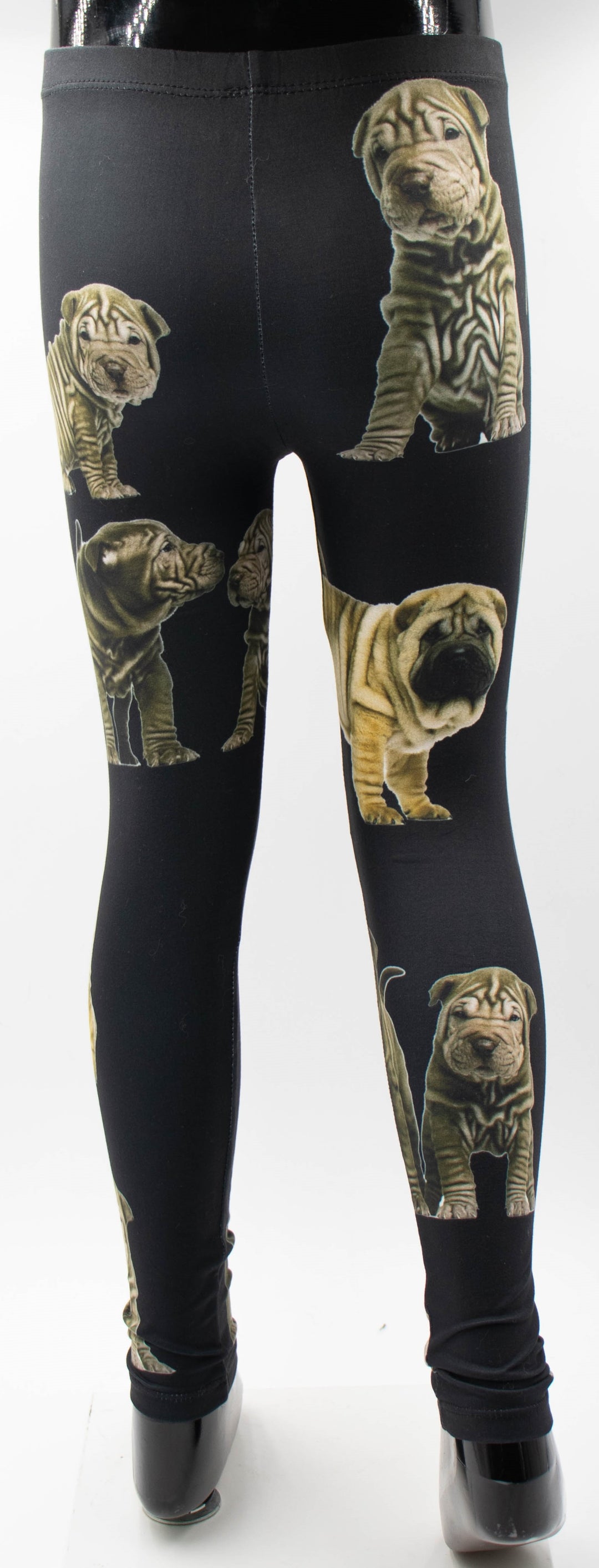 Girls Shar Pei Leggings