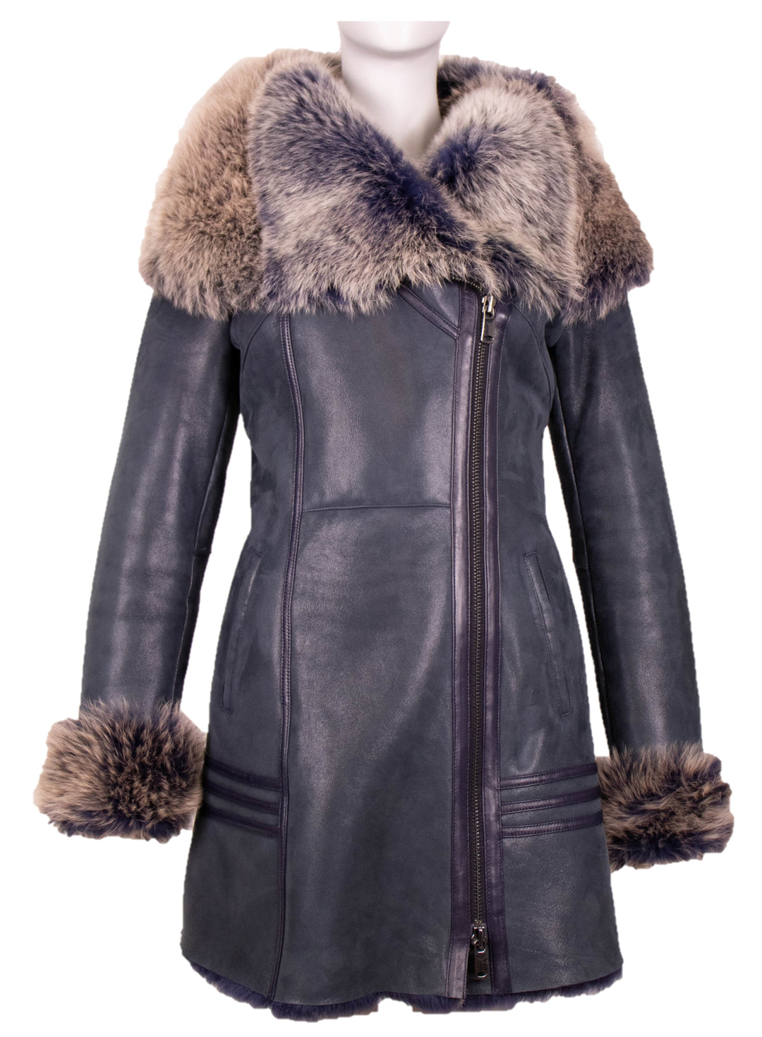 Shearling Coat With Detachable Hood