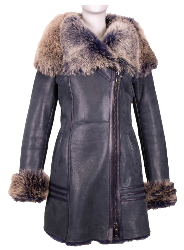 Shearling Coat With Detachable Hood