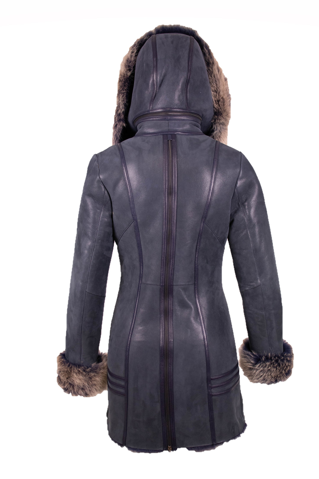 Shearling Coat With Detachable Hood