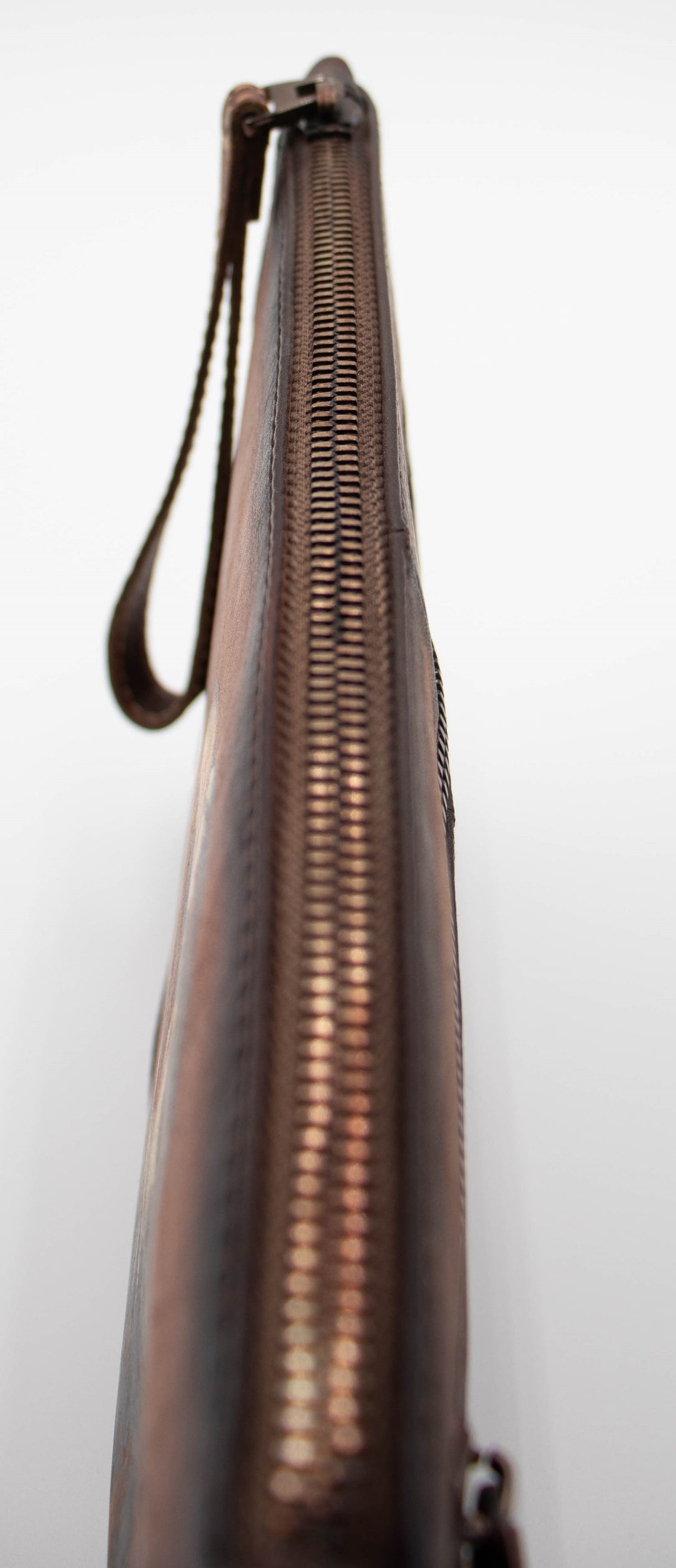 Hand Painted Leather Clutch Bag