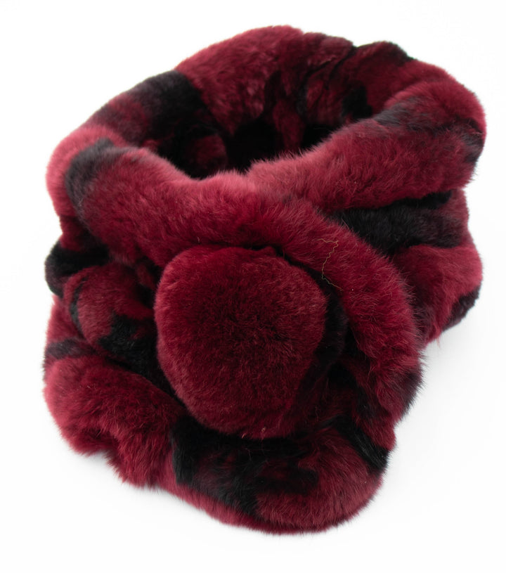 Rex Rabbit Fur Convertible Headband and Scarf