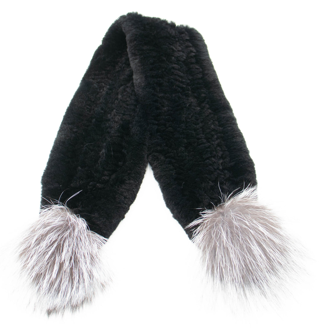 Rex Rabbit & Fox Fur Scarf