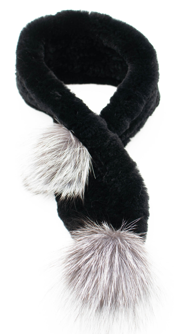 Rex Rabbit & Fox Fur Scarf