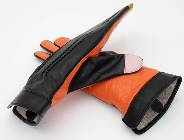 Cashmere Lined Leather Gloves