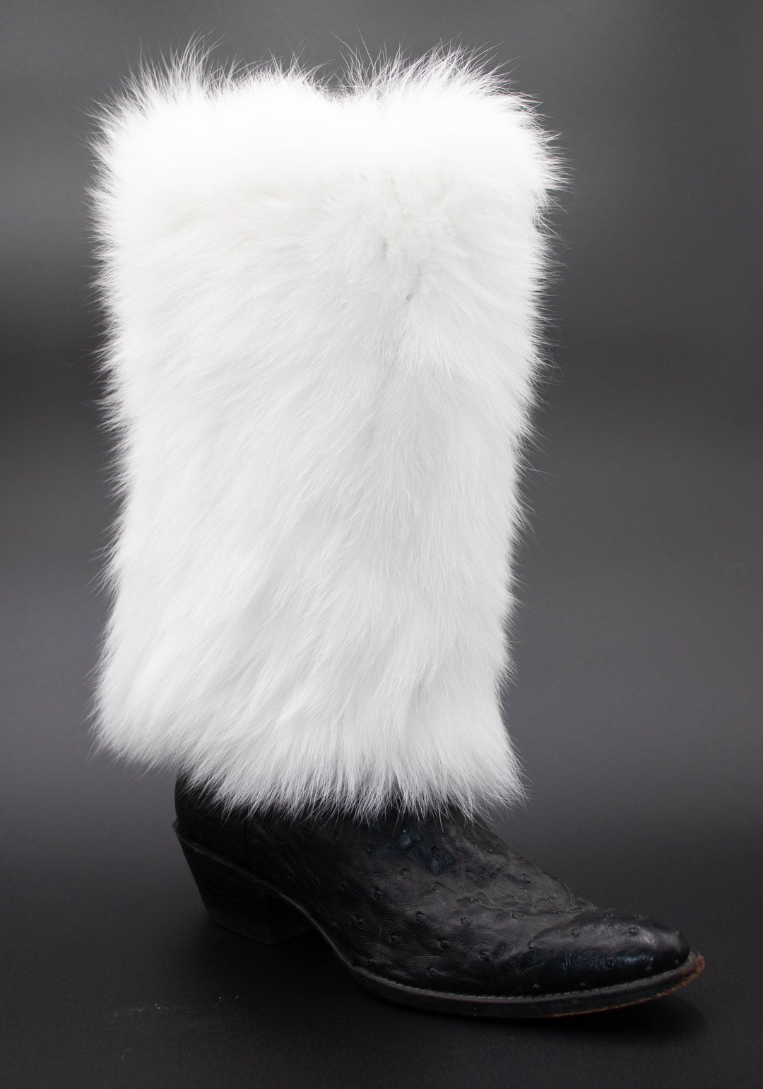 Knitted Fox Adjustable Fur Leg Warmers
