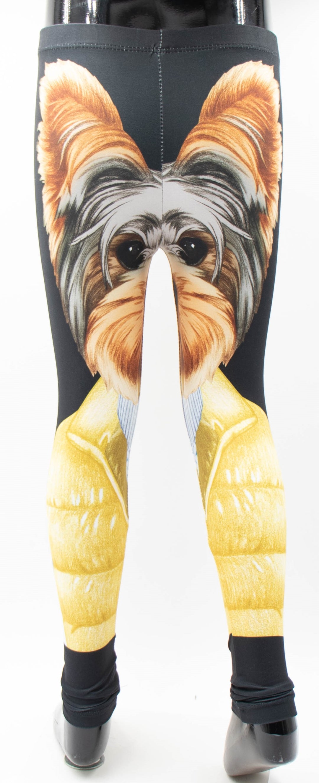 Yorkie Print Girls Leggings