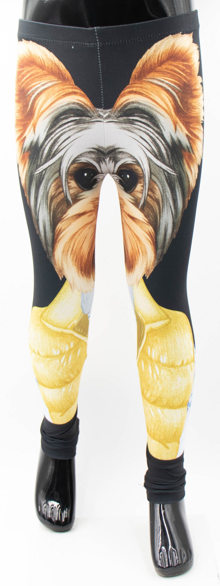 Yorkie Print Girls Leggings