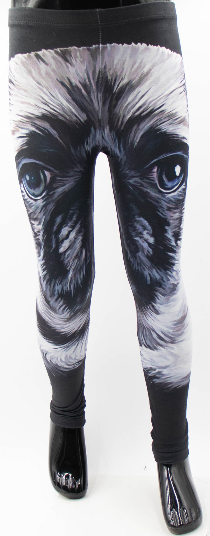 Pug Print Girls Leggings