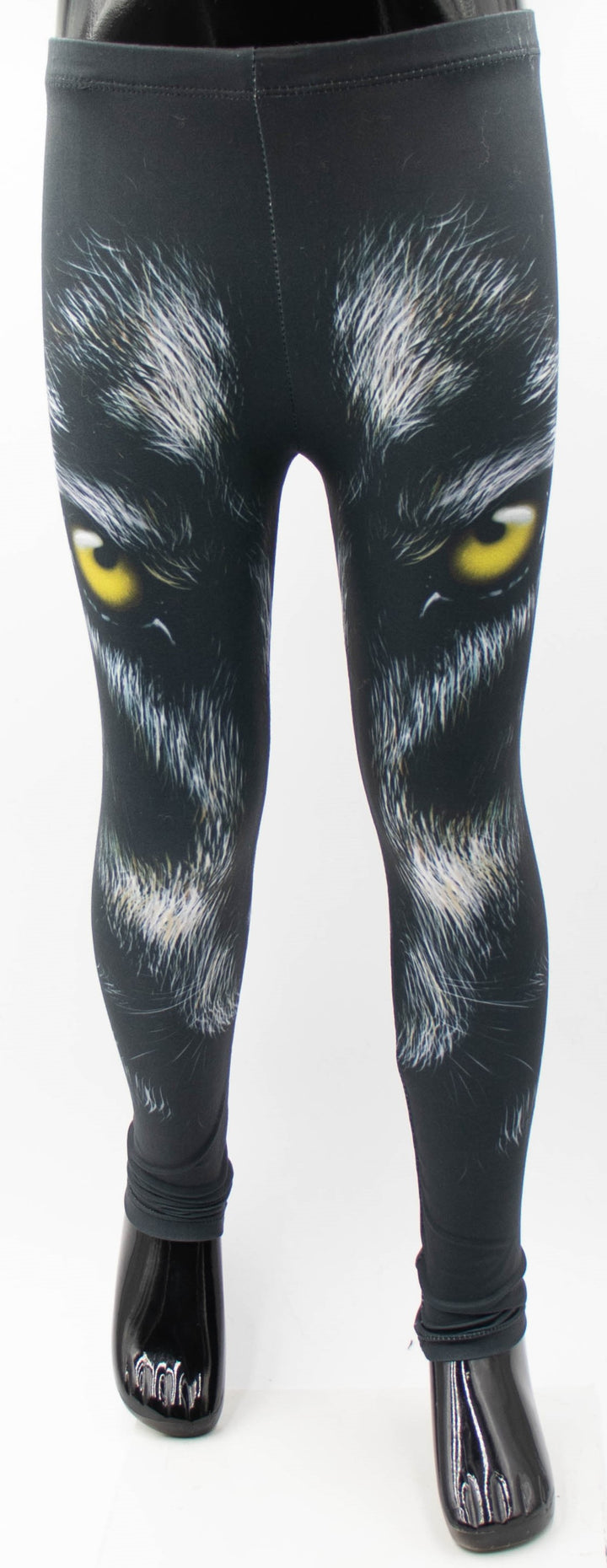 Wolf Print Girls Leggings