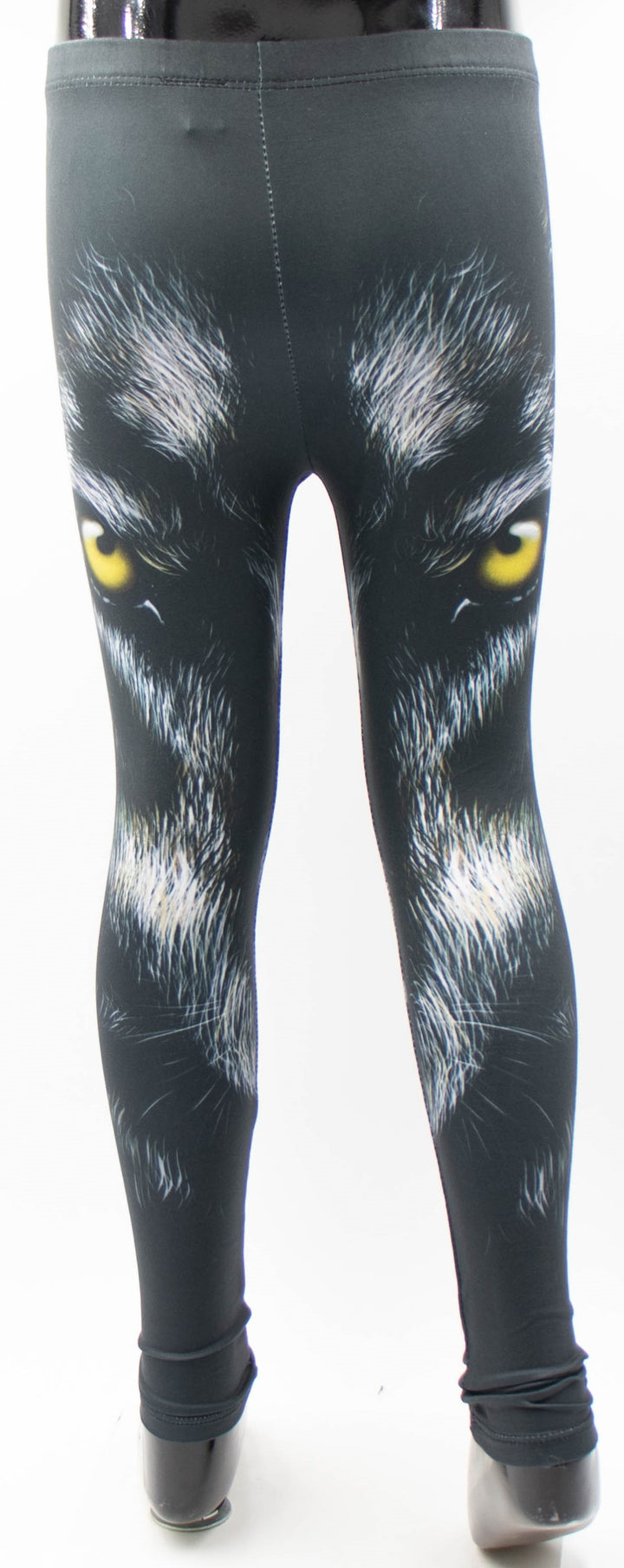 Wolf Print Girls Leggings