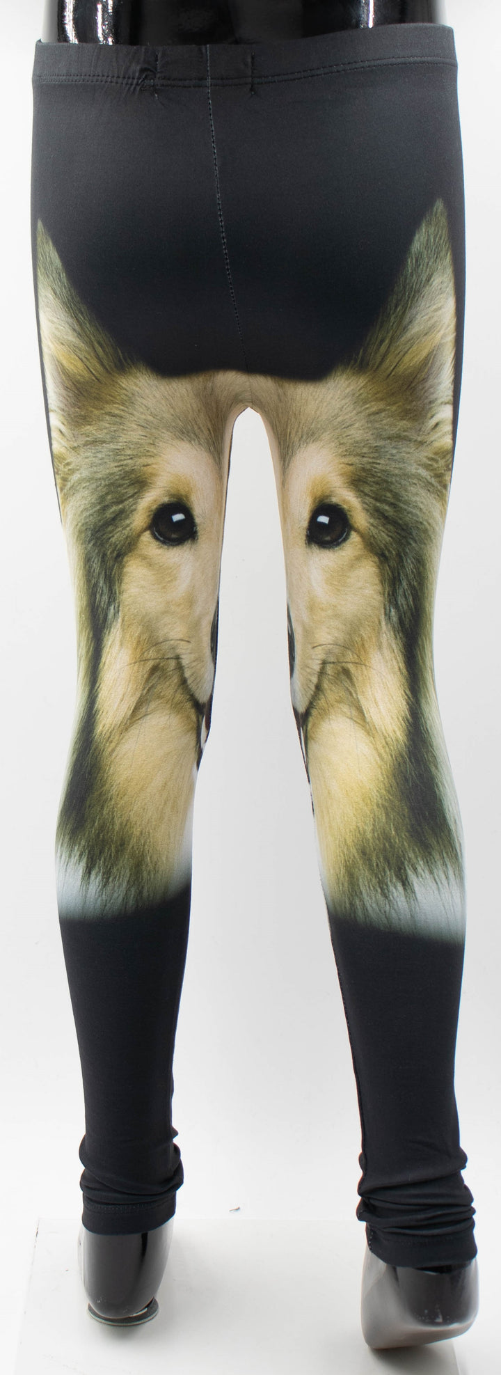 Collie Print Girls Leggings